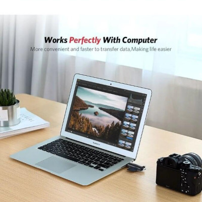 Ugreen UG50706CM185TK Màu Xám Đầu đọc thẻ nhớ TYPE C + USB 3.0 sang TF + SD - HÀNG CHÍNH HÃNG