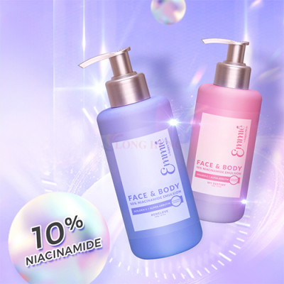 Kem dưỡng thể Emmié Face & Body Niacinamide Emulsion làm trắng da 7% (230ml)/10% (230g) - Hàng chính hãng