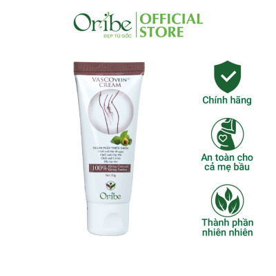 Kem Thoa Giãn Tĩnh Mạch Hỗ Trợ Giảm Đau, Sưng, Phù Chân Vascovein (tuýp 50g)