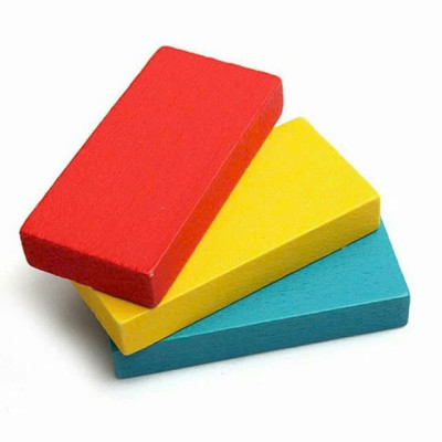 100 Quân Domino Xếp Hình Tập Nhận Biết MÀU SẮC Kích Thích TƯ DUY SÁNG TẠO Đồ Chơi Bằng Gỗ Tự Nhiên - Hàng Chính Hãng ĐỒ CHƠI TRÍ TUỆ