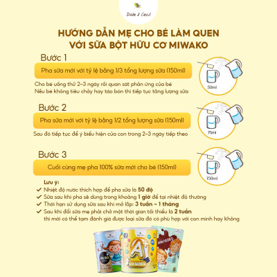 Sữa Miwako A+ Hộp 400g Vị Vani Nhập Khẩu Malaysia, Sữa Hạt Hữu Cơ Organic Cho Bé Từ 1-6 Tuổi Giúp Cải Thiện Ngôn Ngữ Phát Triển Trí Não & Chiều Cao Vị Ngọt Tự Nhiên Dễ Uống
