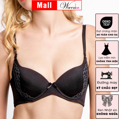 Áo ngực mút mỏng WANNABE AN315 áo chíp cúp lớn có gọng nâng đỡ gọn gàng dành cho bạn gái có trái ngực quá cỡ