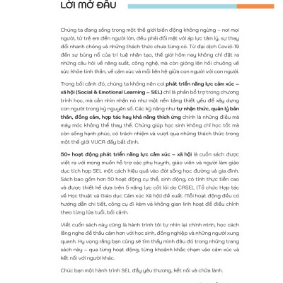 Sách - 50+ Hoạt Động Phát Triển Năng Lực Cảm Xúc-Xã Hội