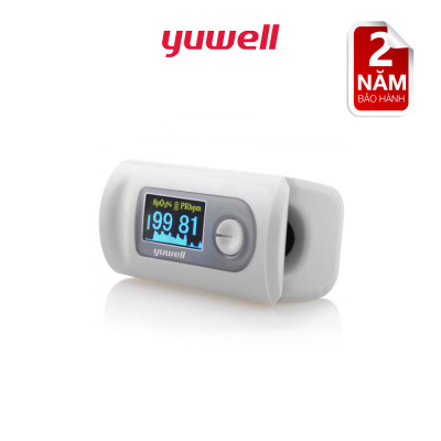 Máy đo nồng độ 0xy trong máu điện tử Yuwell YX301 - nhập khẩu chính hãng, bảo hành 24 tháng