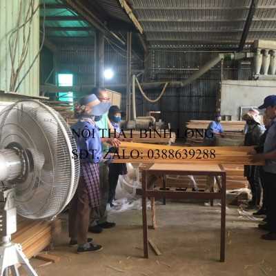 Bàn ghế sô fa chân thuyền gỗ sồi nga