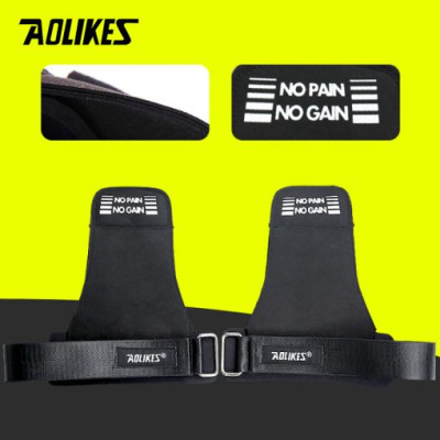 Găng tay tập gym AOLIKES 7639 hở mu bảo vệ lòng bàn tay sport wrist band