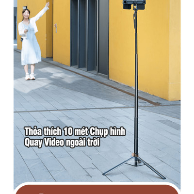 Cây quay điện thoại, livestream, tik tok, video đôi MP-20, gậy selfie tự sướng gấp gọn, máy tính bảng, học tập online, hàng chính hãng