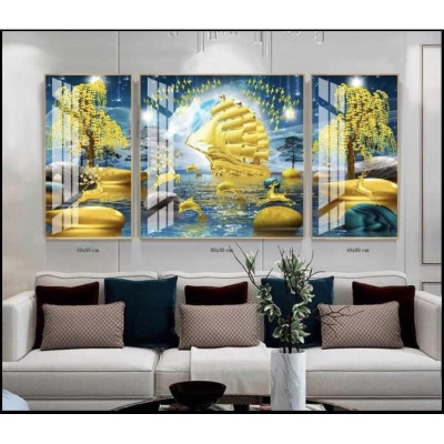 tranh treo tường tráng gương cao cấp