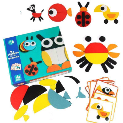 Đồ Chơi Xếp Hình Bộ Ghép Hình Gỗ Tư Duy Cho Bé