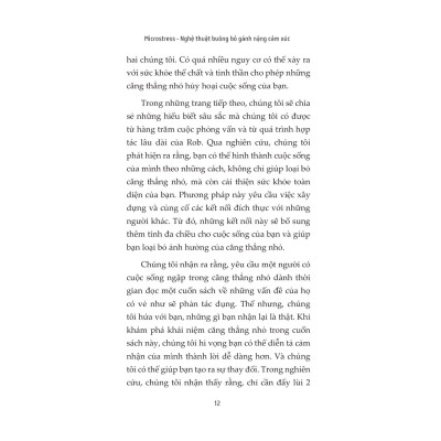 Microstress - Nghệ Thuật Buông Bỏ Gánh Nặng Cảm Xúc