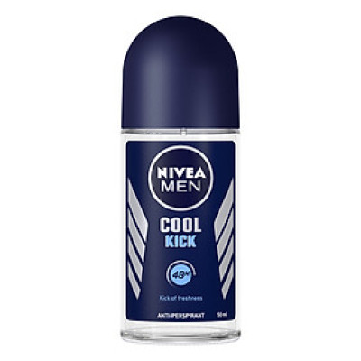 (B2B)Lăn Ngăn Mùi NIVEA MEN Cool Kick Mát Lạnh - BLUE (50ml) - 82886