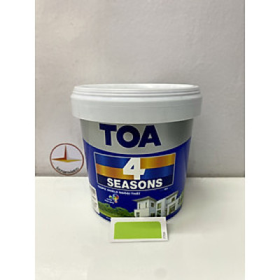 Sơn phào chỉ trong và ngoài nhà Toa 4 Seasons Tropic Shield màu xanh C- 7703_1L