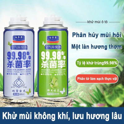 Chai Xịt Khử Mùi Khử Khuẩn KC 99,98% - Nội Thất Điều Hòa Ô Tô, Phòng Ngủ Tự Động Hàng Cao Cấp