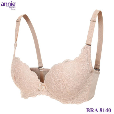 Áo ngực ren 3 móc tạo dáng lưng thon annie Bra 8140, mút dày nâng ngực gợi cảm, sang trọng, thoáng mát, thoải mái dễ mặc
