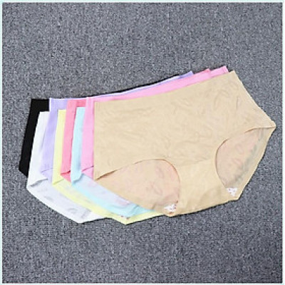 Combo 10 quần lót nữ thun lạnh in hình môi