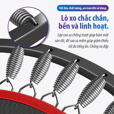 BG Sàn nhún lò xo cao cấp Trampoline 40 - 50 INCH Bật Nhảy Lò Xo Cho Trẻ Vui Chơi Phát Triển Vận Động An Toàn Cho Bé và Người Lớn- Hàng nhập khẩu