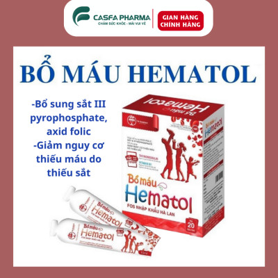 Combo Canxi Hữu Cơ cho Bé + BỔ MAU HEMATOL TW Hanopharco