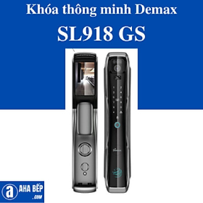 Khóa cửa thông minh Demax SL918 GS. Hàng Chính Hãng