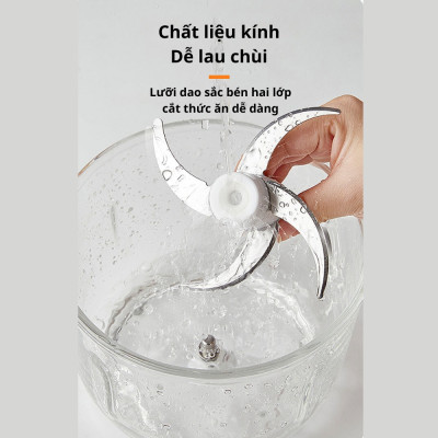 Máy xay thịt đa năng SOKANY SK-7036 công suất cao 750W, cối thủy tinh cao cấp dung tích 2.5L - HÀNG CHÍNH HÃNG