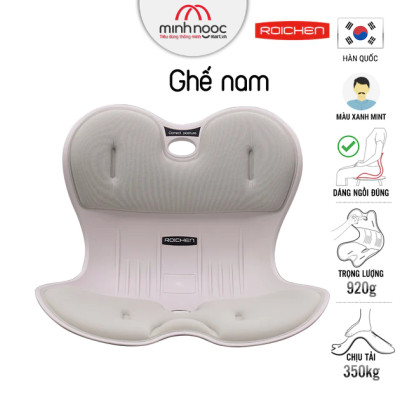Ghế chỉnh dáng ngồi đúng - Roichen Hàn Quốc (Made in Korea). Dùng cho Nam, Nữ, Trẻ em. Hàng chính hãng
