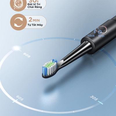 Bàn chải đánh răng Fairywill E11. Công nghệ Đức, tặng kèm 8 đầu bàn chải đủ dùng trong 2 năm