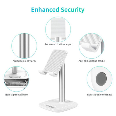 Giá đỡ điện thoại Choetech H035 có thể điều chỉnh độ cao (Hàng chính hãng)