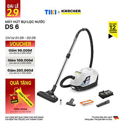 Máy Hút Bụi Với Bộ Lọc Nước Karcher DS 6 - Hàng chính hãng