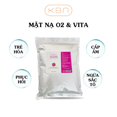 [KHUYẾN MÃI] Bột Mặt Nạ Dẻo O2 & Vitamin Cấp Ẩm Phục Hồi Trẻ Hóa ADEL Hàn Quốc 1kg