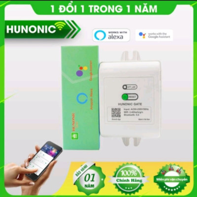 Bộ điều khiển cổng tự động Hunonic Gate, Điều khiển từ xa bằng điện thoại qua Tích hợp Wifi và Bluetooth