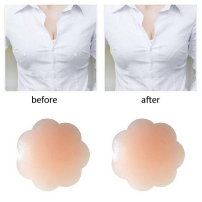 Hộp 10 miếng dán ngực Silicon dùng nhiều lần -  Hộp xanh - DNHX