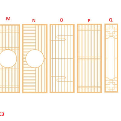 Vách ngăn CNC cho phòng khách, nhà bếp, nhà hàng, spa CNC03 - Nội thất lắp ráp Viendong Adv