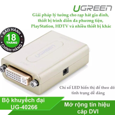 Ugreen UG4026640266TK Màu Xám Bộ khuếch đại tín hiệu DVI 24 + 5 cao cấ - HÀNG CHÍNH HÃNG