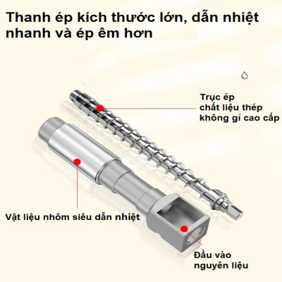 Máy ép dầu thực vật nóng và lạnh dùng trong gia đình thương hiệu Anh Quốc cao cấp AOSIDA A250 - Hàng Nhập Khẩu