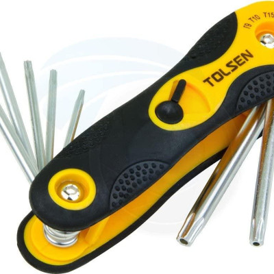 BỘ LỤC GIÁC 8 CÂY ĐẦU BÔNG TOLSEN 20069 - HÀNG CHÍNH HÃNG