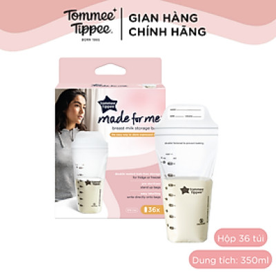 Túi trữ sữa Tommee Tippee Closer to Nature 350ml (hộp 36 túi)