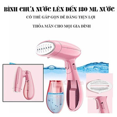 BÀN LÀ HƠI NƯỚC CẦM TAY 1500W ỦI PHẲNG MỌI LOẠI VẢI  - HÀNG CHÍNH HÃNG