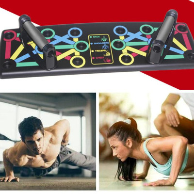 Bộ dụng cụ hít đất chống đẩy hướng dẫn tập luyện hít đất chống đẩy đúng cách, tập hít đất thích hợp cho cử tạ, tập gym