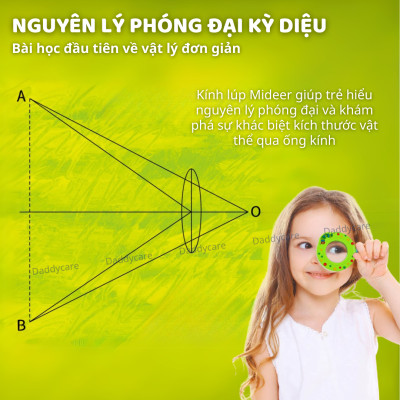 Kính Lúp cho bé Chú Sâu Háu Ăn Magnifying Glass