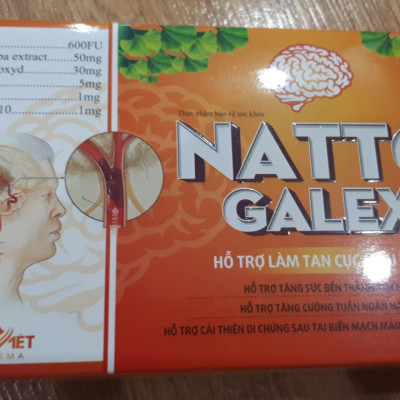 Thực phẩm chức năng Natto Galex - phòng ngừa tai biến & đột quỵ
