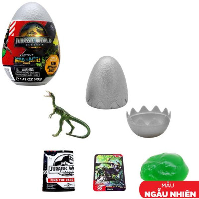 Đồ Chơi Trứng Slime Sưu Tập Jurassic World - Captivz Rebirth - Toy Monster T01532 (Mẫu Sản Phẩm Bên Trong Là Ngẫu Nhiên)
