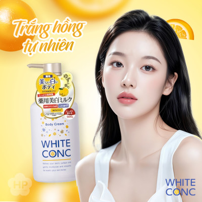 Kem Dưỡng Ẩm Và Dưỡng Trắng Da White Conc Body Cream (500 G)