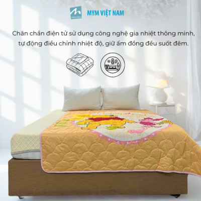 Chăn Chần Điện Tử 150x200cm Cotton In Họa Tiết - MYM Việt Nam