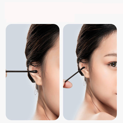 Sản phẩm dụng cụ trang điểm làm đẹp _ Combo hộp 200c tăm bông ráy tai lớn  cao cấp với 2 đầu tăm thiết kế hình dáng khác nhau làm sạch sâu bên trong , an toàn và tiện lợi 