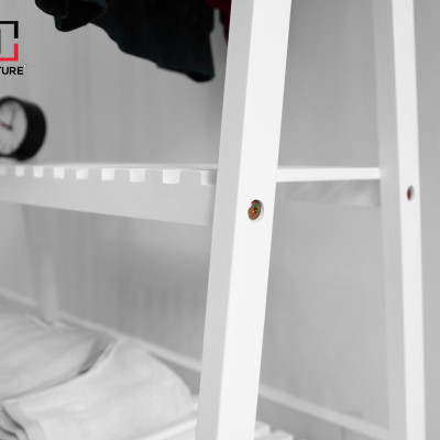 GIÁ TREO QUẦN ÁO CHỮ A 2 TẦNG MÀU TRẮNG - A HANGER 2 FLOOR WHITE