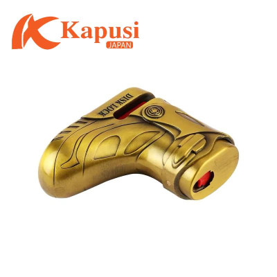 Khóa Đĩa Xe Chống Cắt Thép Không Gỉ Hình Giày - Bảo Mật 10 Lớp, 4 Chìa