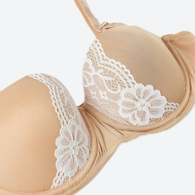 Áo Ngực Cúp Ngang Phối Viền Ren  Miley Lingerie BRM09202