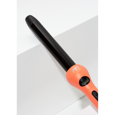 Máy Uốn Tóc Kỹ Thuật Số PYT Digital Curling Wand 25mm - Màu Cam - Kèm Găng Tay Chịu Nhiệt - Công Nghệ Nhiệt Hồng Ngoại Xa