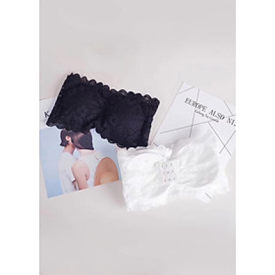 Combo 2 Áo Ống Ren Hoa Nữ Khóa Cài Sau