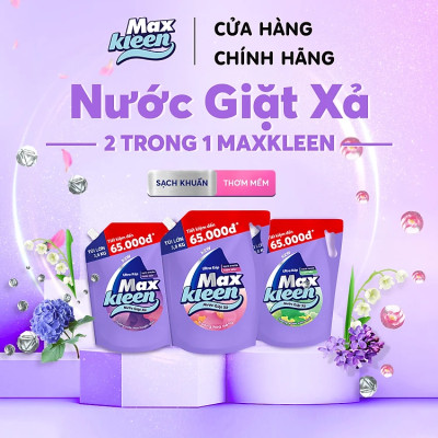 Túi Nước Giặt Xả Maxkleen Hương Hoa Nắng (3.8kg)