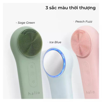 Máy Rửa Mặt Massage Tích Hợp Liệu Pháp Ánh Sáng và Nhiệt Halio Multi-task Cleansing & Massaging Device with Red Blue Light Therapy 5 in 1